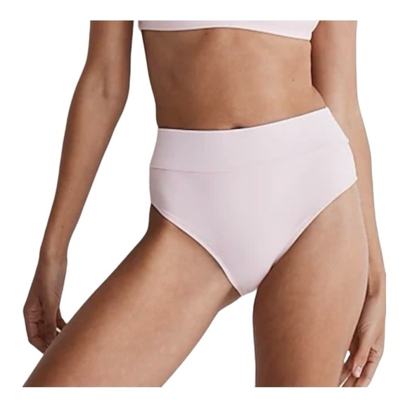 Madewell x OOKIOH Cannes High-Rise Bikini Bottom in Shell NWT - Picture 2 of 7